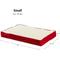 Show in main carousel: Happy Hounds Otis Orthopedic Pillow Dog Bed with Removable Cover, Crimson, Small slide 6 of 7