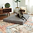 Show in main carousel: Happy Hounds Otis Orthopedic Pillow Dog Bed with Removable Cover, Gray, Large slide 3 of 9