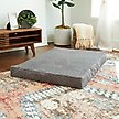 Show in main carousel: Happy Hounds Otis Orthopedic Pillow Dog Bed with Removable Cover, Gray, Large slide 4 of 9