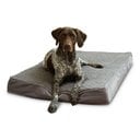 Happy Hounds Otis Orthopedic Pillow Dog Bed with Removable Cover, Gray, Medium