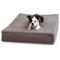 Show in main carousel: Happy Hounds Otis Orthopedic Pillow Dog Bed with Removable Cover, Gray, Small slide 4 of 9