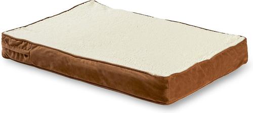 Show full view: Happy Hounds Otis Orthopedic Pillow Dog Bed with Removable Cover, Latte, Large slide 4 of 8