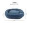 Show in main carousel: Happy Hounds Radley Faux Fur Donut Bolster Dog & Cat Bed with Removable Cover, Kerry Blue, Large slide 4 of 8