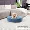 Show in main carousel: Happy Hounds Radley Faux Fur Donut Bolster Dog & Cat Bed with Removable Cover, Kerry Blue, Medium slide 1 of 7