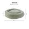 Show in main carousel: Happy Hounds Radley Faux Fur Donut Bolster Dog & Cat Bed with Removable Cover, Pistachio, Medium slide 3 of 7
