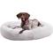 Show in main carousel: Happy Hounds Radley Faux Fur Donut Bolster Dog & Cat Bed with Removable Cover, Whisker Gray, Large slide 3 of 8