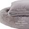 Show in main carousel: Happy Hounds Radley Faux Fur Donut Bolster Dog & Cat Bed with Removable Cover, Whisker Gray, Medium slide 5 of 8