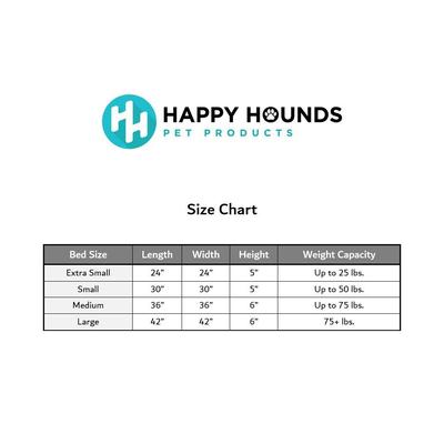 Show full view: Happy Hounds Scooter Deluxe Round Pillow Dog Bed with Removable Cover, Blue Steel, Large slide 7 of 8