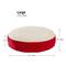 Show in main carousel: Happy Hounds Scooter Deluxe Round Pillow Dog Bed with Removable Cover, Crimson, Large slide 5 of 6