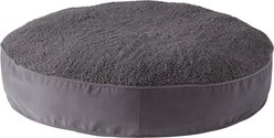 Happy Hounds Scooter Deluxe Round Pillow Dog Bed with Removable Cover, Gray, Large slide 2 of 8
