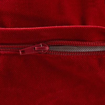 Show full view: Happy Hounds Willow Rectangle Pillow Cat Bed, Crimson, X-Small slide 5 of 6