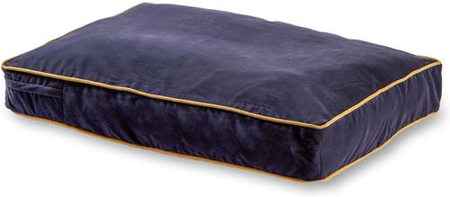 Show full view: Happy Hounds Willow Rectangle Pillow Cat Bed, Denim, X-Small slide 4 of 7