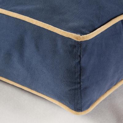 Show full view: Happy Hounds Willow Rectangle Pillow Cat Bed, Denim, X-Small slide 5 of 7