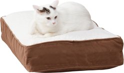Happy Hounds Willow Rectangle Pillow Cat Bed, Latte, X-Small