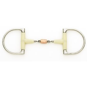 Happy Mouth Double Jointed Roller Loose Ring Horse Bit, 5 1/2-in