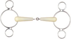 Happy Mouth Jointed 2-Ring Gag Horse Bit, 5 1/2-in