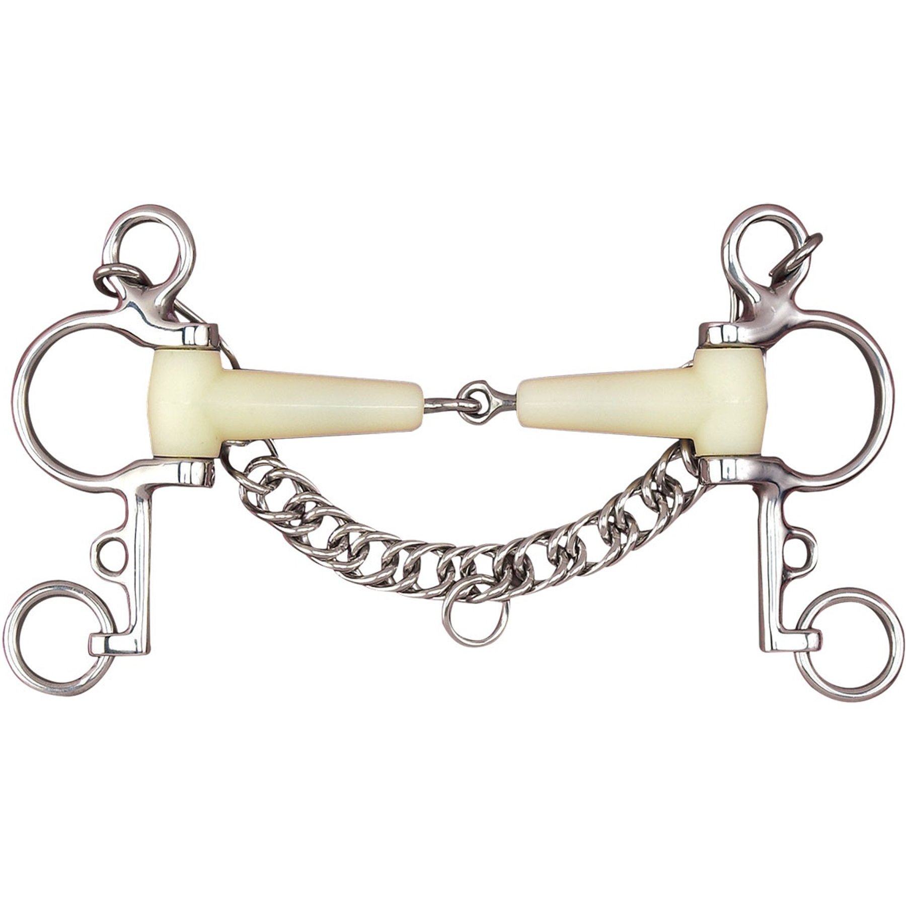 Happy Mouth Jointed Pelham Horse Bit, 5 1/2-in