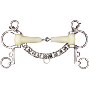 Happy Mouth Jointed Pelham Horse Bit, 5 1/2-in