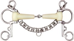 Happy Mouth Jointed Pelham Horse Bit, 5-in
