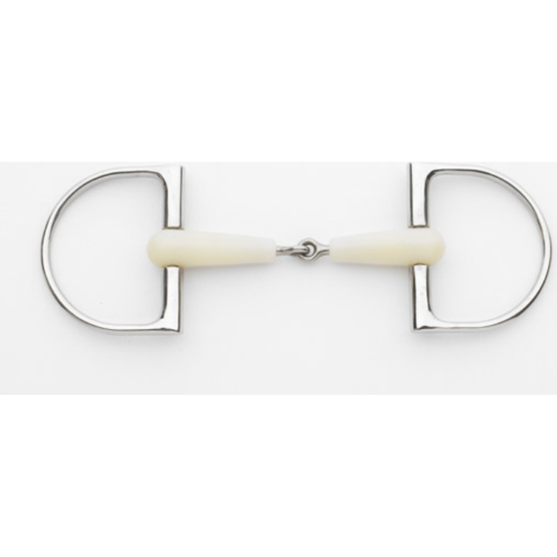 Happy Mouth Jointed Pro King Dee Horse Bit Ring, 5 3/4-in