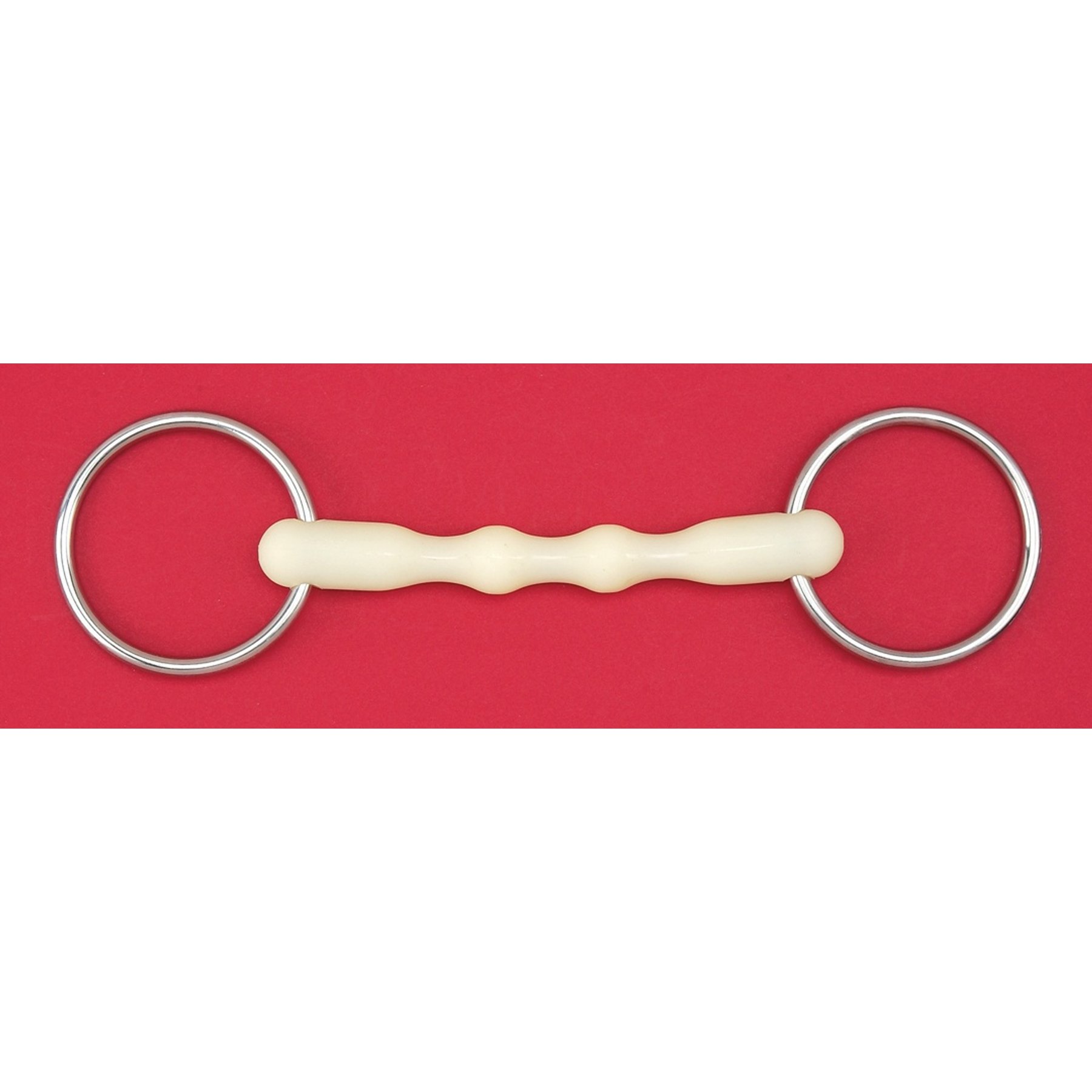 Happy Mouth Mullen Shaped Loose Ring Horse Bit, 4.5-in