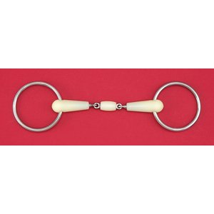 Happy Mouth Mullen Shaped Loose Ring Horse Bit, 6-in