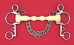 Happy Mouth Mullen Shaped Pelham Horse Bit, 5 1/2-in