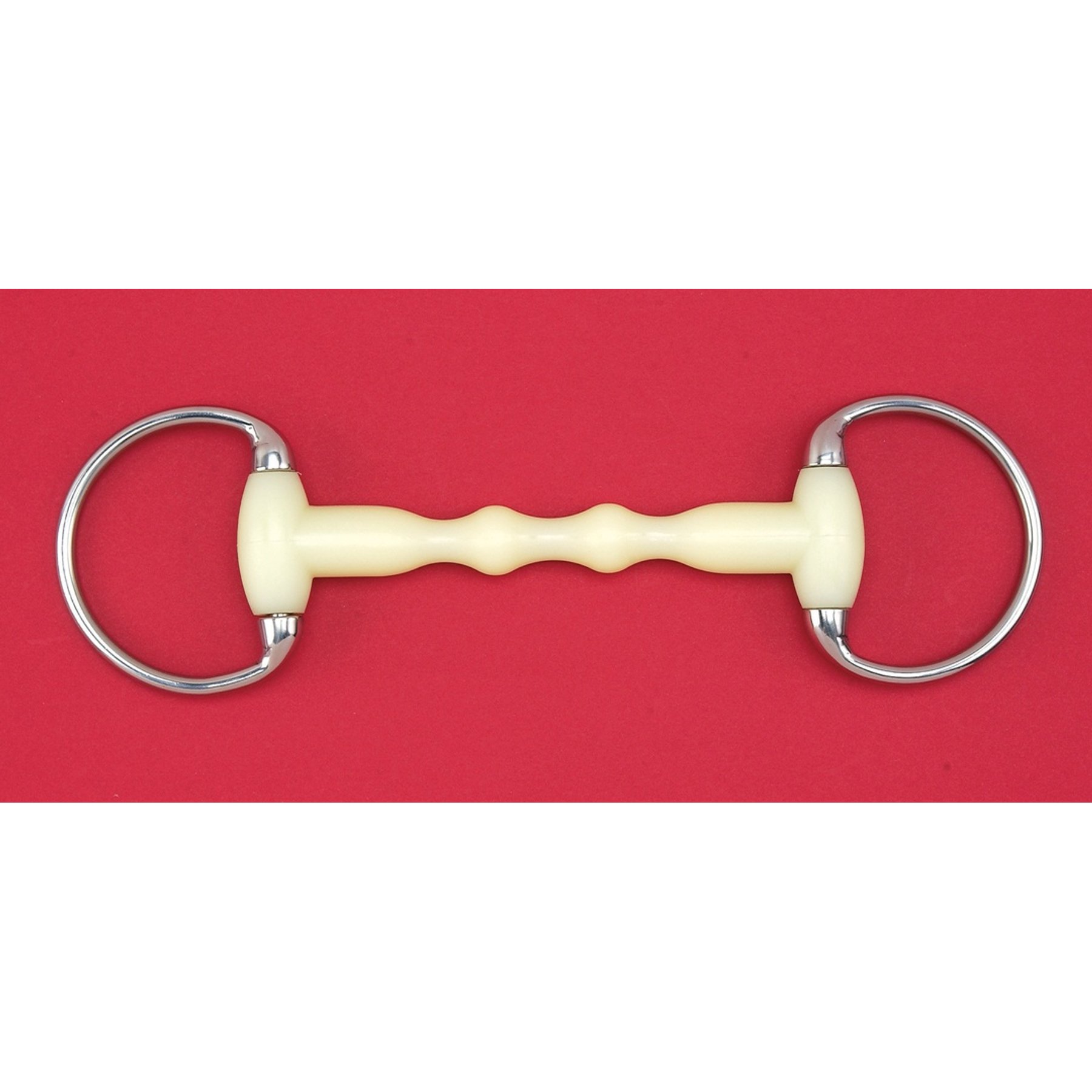 Happy Mouth Mullen Shaped Round Eggbutt Horse Bit, 5-in