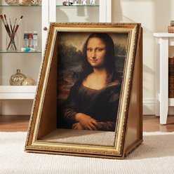 Happy & Polly 3D Immersive Art Design Thick Framed Cat Scratcher, Mona Lisa slide 2 of 9