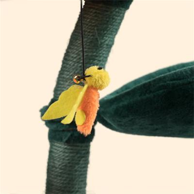 Show full view: Happy & Polly Bloomy Flower 24-in Plush Cat Tree, Large slide 8 of 10