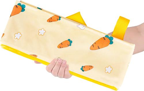 Show full view: Happy & Polly Portable Foldable Cat Litter Box, Carrot, Large slide 7 of 8