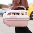 Show in main carousel: Happy & Polly Double Door Airbox Cat Carrier Bag, Pink slide 8 of 10