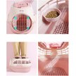 Show in main carousel: Happy & Polly Double Door Airbox Cat Carrier Bag, Pink slide 7 of 10