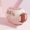 Show in main carousel: Happy & Polly Double Door Airbox Cat Carrier Bag, Pink slide 2 of 10