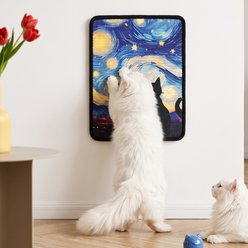 Happy & Polly Framed Art Exercise Scratchers Cat Toy, 15 x 11.5-in, Starry Night slide 1 of 9
