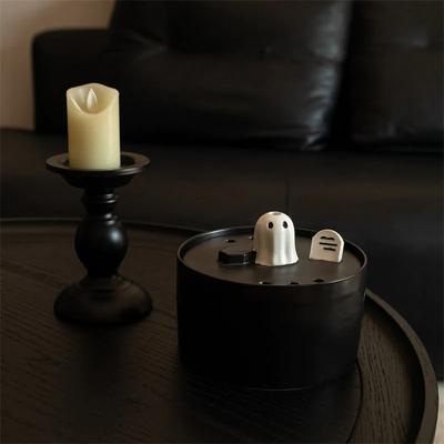 Show full view: Happy & Polly Ghost Non-skid Ceramic Dog & Cat Water Fountain, 50-oz slide 4 of 8