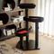 Show in main carousel: Happy & Polly Gothic Style 41.3-in Removable Cushion Plush Cat Tree, Red, Large slide 1 of 9