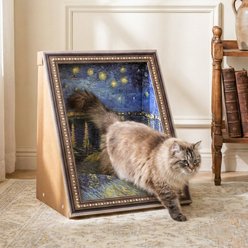 Happy & Polly Interactive 3D Embellished Scratchers Cat Toy, 19.4-in, Starry Night Over the Rhône slide 2 of 9