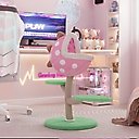 Happy & Polly Monster World 31.7-in Plush Cat Tree & Condo, Large
