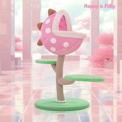 Show full view: Happy & Polly Monster World 31.7-in Plush Cat Tree & Condo, Large slide 2 of 10