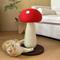 Show in main carousel: Happy & Polly Mushroom Cat Scratcher Toy, Red, Large slide 4 of 11