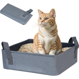 Happy & Polly Portable Foldable Cat Litter Box