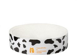 Happy & Polly Round Cat Scratching Pad, White, 16-in