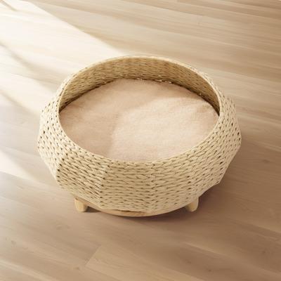 Show full view: Happy & Polly Sleeping in The Bowl Cat Bed, Brown, Medium slide 2 of 7