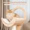Show in main carousel: Happy & Polly Transformable 58-in Plush Cat Tree & Condo, Beige, Large slide 6 of 10