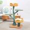 Show in main carousel: Happy & Polly Tulip 47.8 Plush Cat Tree, Jumbo, Yellow slide 1 of 8