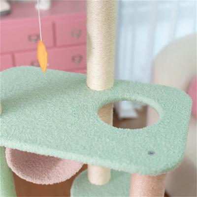 Show full view: Happy & Polly Wonderland 58-in Plush Cat Tree & Condo, Jumbo slide 6 of 10