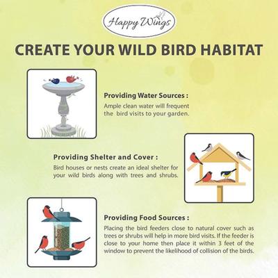 Show full view: Happy Wings Black Oil Sunflower Seed Wild Bird Food, 15-lb bag slide 3 of 7