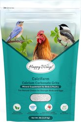 Happy Wings Calcifarm Calcium Carbonate Grits Wild Bird Food, 5-lb bag
