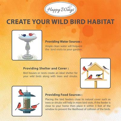 Show full view: Happy Wings Nyjer Seed Wild Bird Food Prefilled Sock, 13-oz sock slide 4 of 6